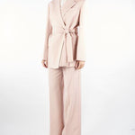 Pantalone Rosa palazzo in lana VISIVO 4 MAX MARA WEEKEND 