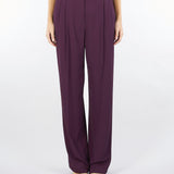 Pantaloni Bordeaux ampi con vita alta PES0KHX 85 IMPERIAL 