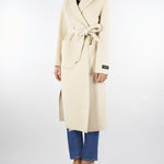 Cappotto Burro in lana con cappuccio D47ED064EY7 MF252 ERMANNO BY ERMANNO SCERVINO 