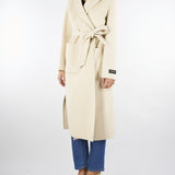 Cappotto Burro in lana con cappuccio D47ED064EY7 MF252 ERMANNO BY ERMANNO SCERVINO 