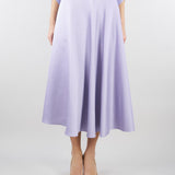 Gonna Lilla in duchesse con logo gioiello GO15661E2 EV7 ELISABETTA FRANCHI 