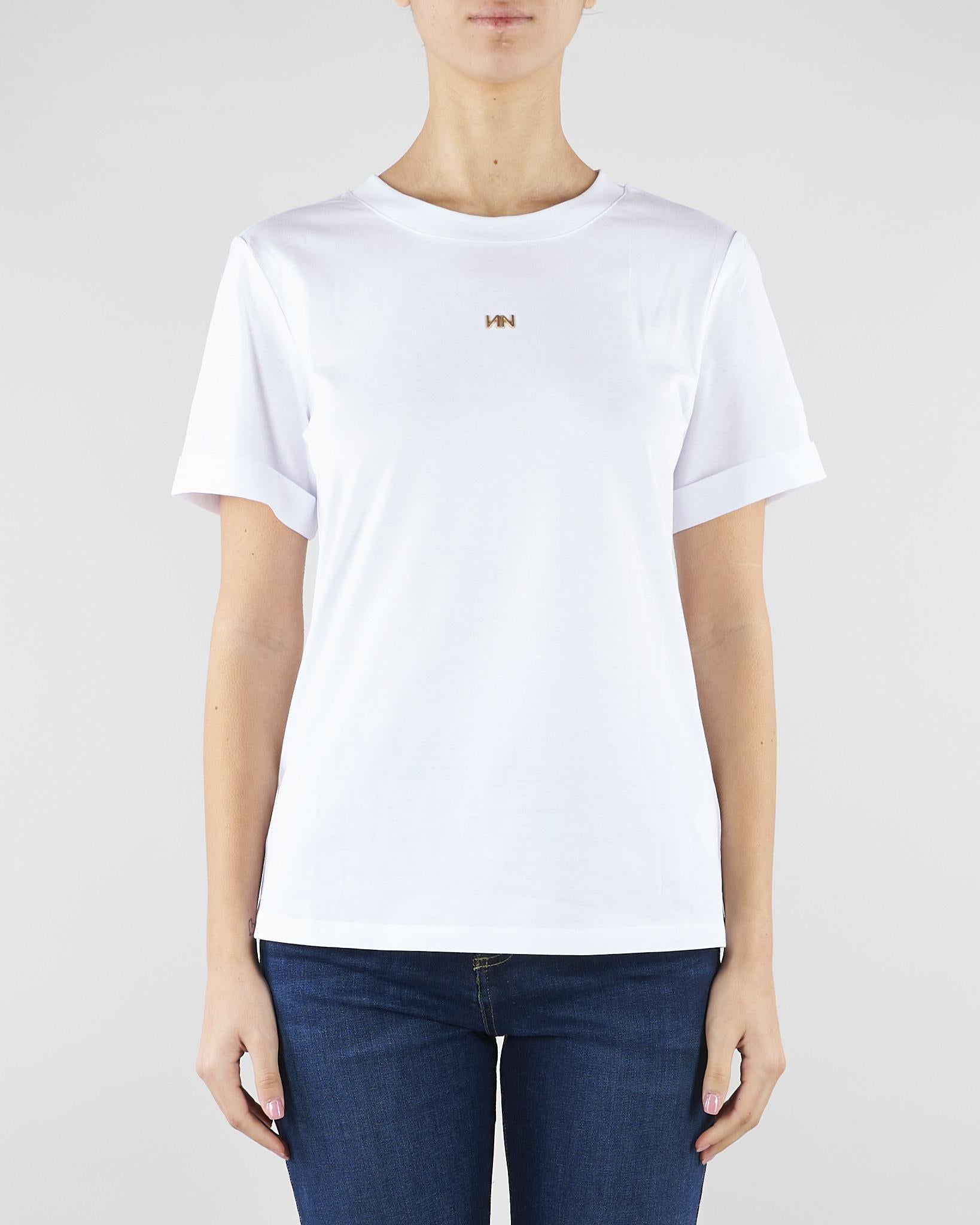 T-shirt Damas Bianco in cotone con logo DAMAS 1 NENETTE 