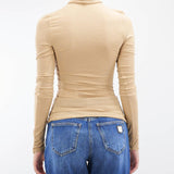 Maglia in lurex a collo alto Simona Corsellini