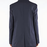 Blazer Blu in tela di lana NICE 8 MAX MARA STUDIO 