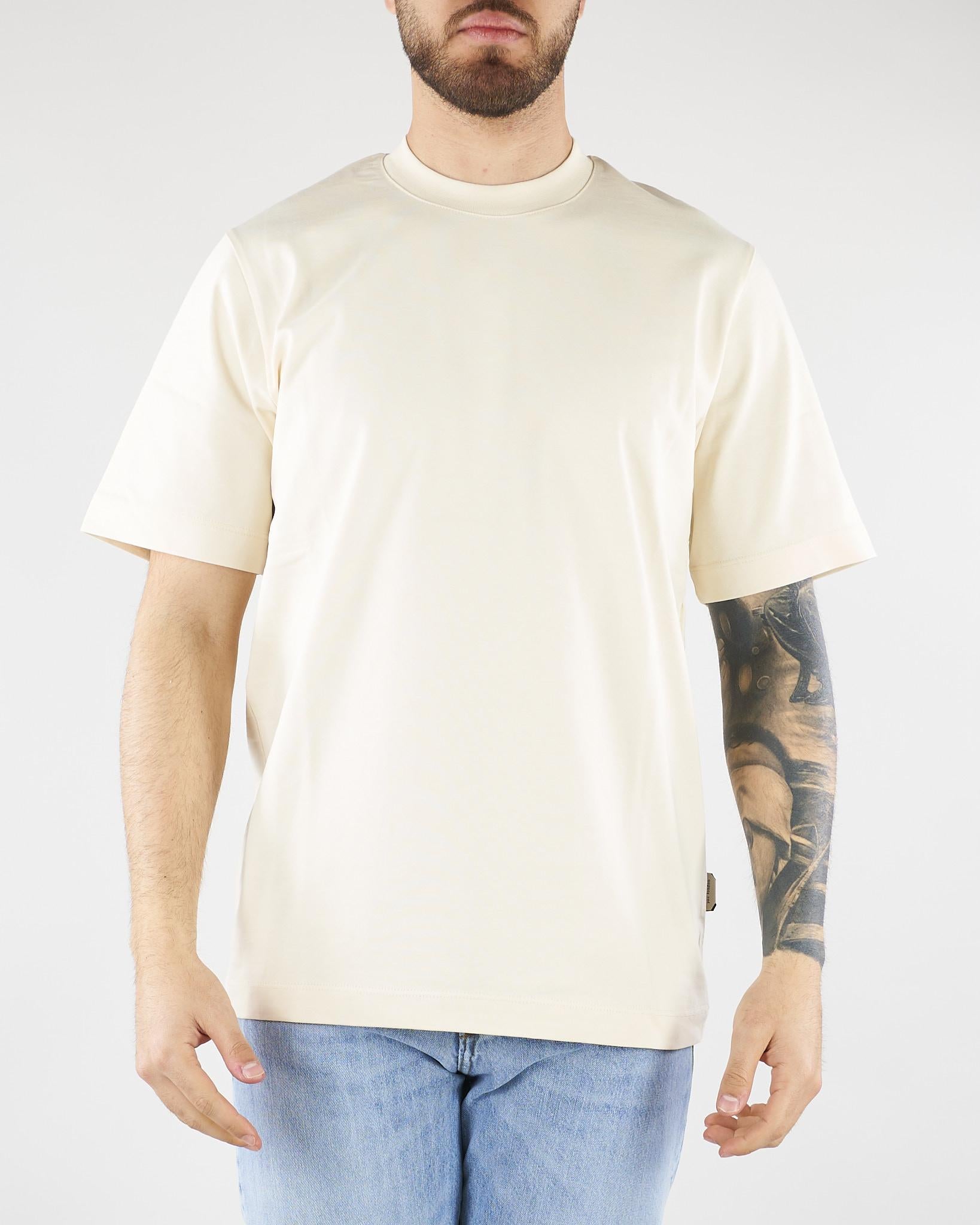 T-shirt Panna in cotone pesante Relaxed fit XM4261 2 YES LONDON 