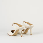 Slingback Gesso in pelle con tacco gold W227 30 WO MILANO 