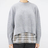 Pull Combinato Effetto Camicia Vicolo