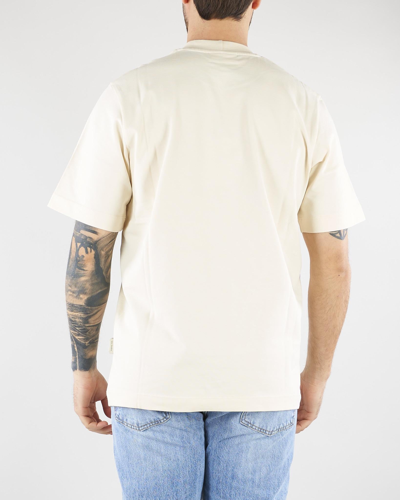 T-shirt Panna in cotone pesante Relaxed fit XM4261 2 YES LONDON 