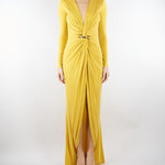 Abito Sun Red Carpet in jersey cupro con logo gioiello ABR2961E2 EV4 ELISABETTA FRANCHI 