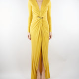 Abito Sun Red Carpet in jersey cupro con logo gioiello ABR2961E2 EV4 ELISABETTA FRANCHI 