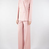 Blazer Rosa doppiopetto in lana stretch WKDZINNIA 4 MAX MARA WEEKEND 
