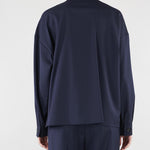 Giacca Camicia Blu crop WKDMULINO 1 MAX MARA WEEKEND 