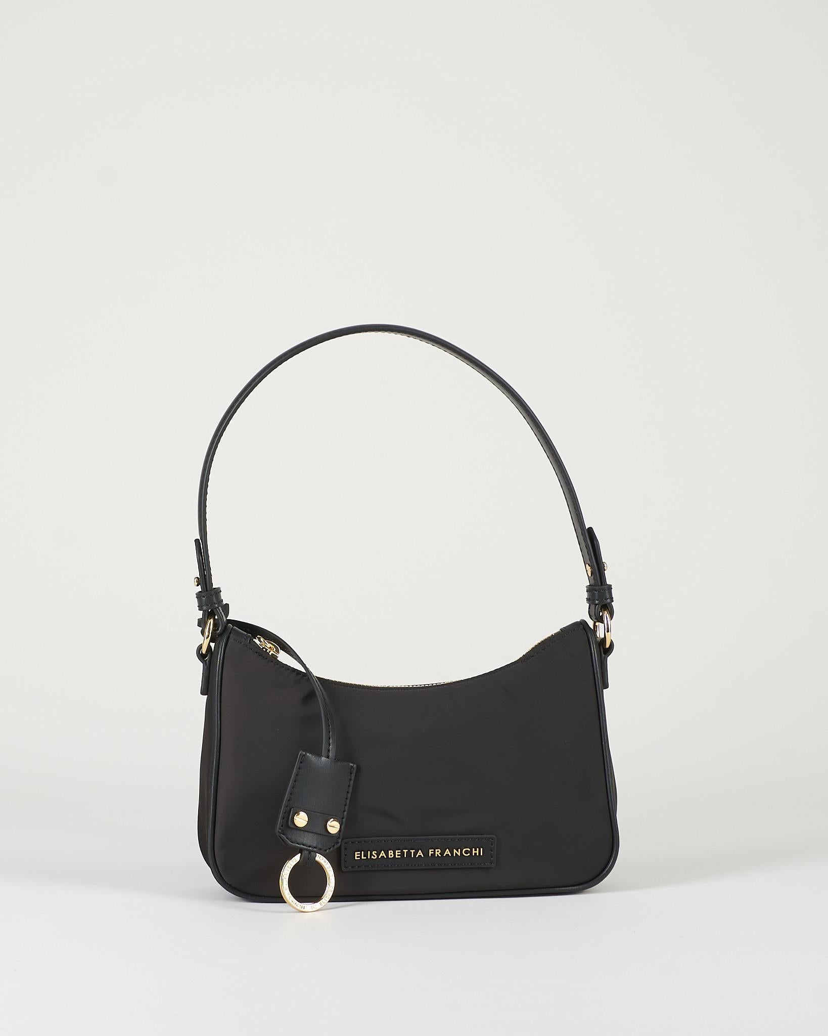 Borsa Nero a spalla con anello BS95A61E2 110 ELISABETTA FRANCHI 