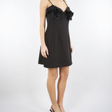 Abito corto con rose