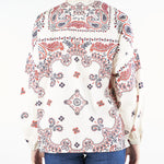 Camicia Bianco-Rosso in popeline di cotone ADDA 2 MAX MARA WEEKEND 