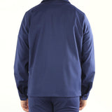 Overshirt Blu in fresco lana