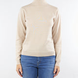 Maglia dolcevita Crema in pura lana e cashmere RI5NT001 1018 ICONA 