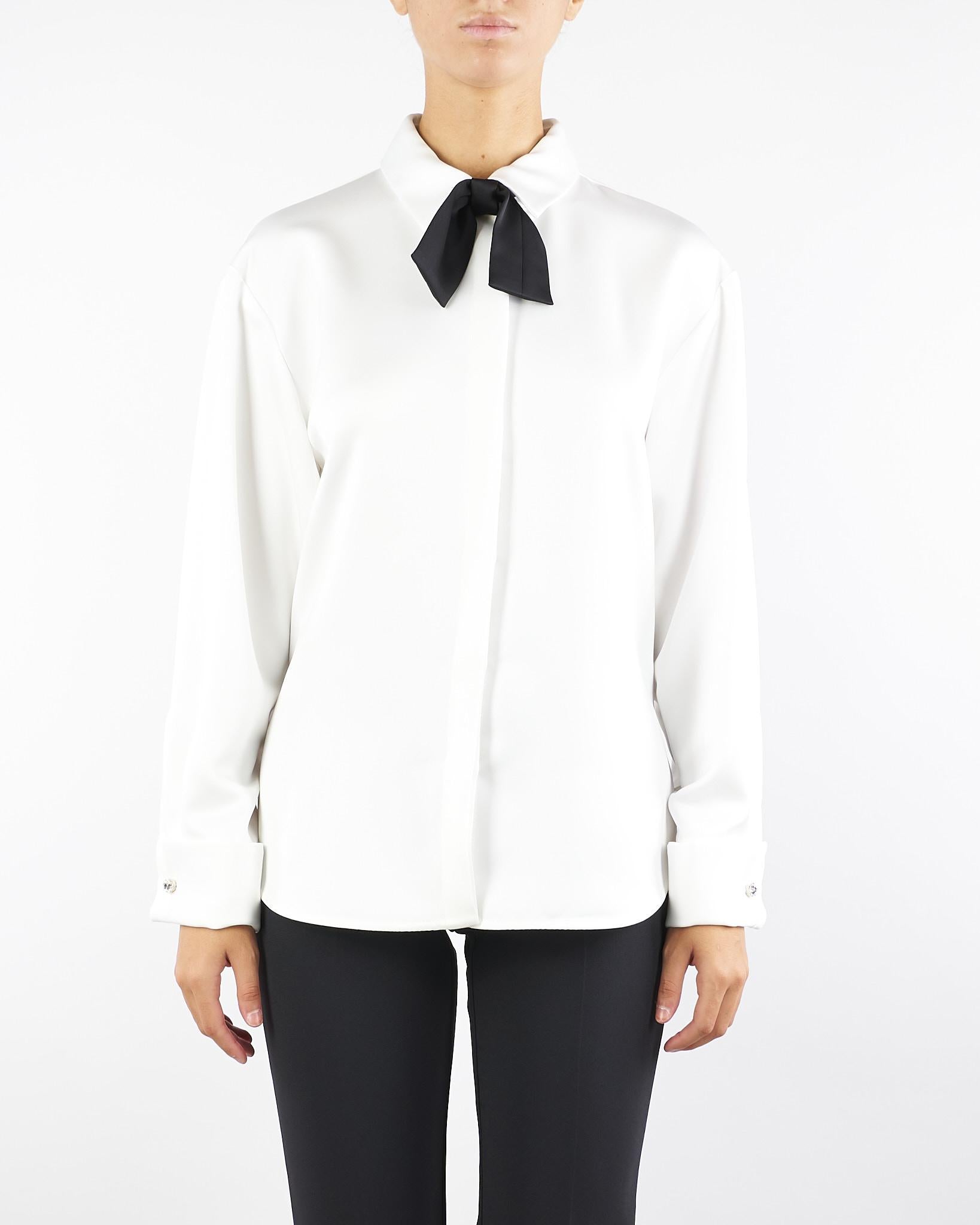 Camicia Avorio Smocking CA10201TRAS0042 V0300 SIMONA CORSELLINI 