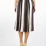 Gonna Multicolor in viscosa plissé PLEIADI 17 MAX MARA WEEKEND 