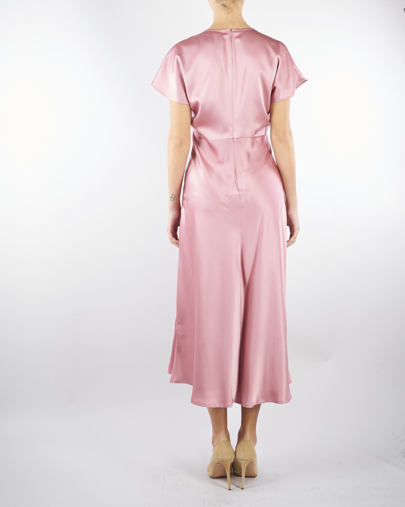 Abito Rosa in satin MLLFALANGE 2 MARELLA 