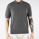 Maglia Grigio a polo con zip EM004305AF23761 O8003 EMPORIO ARMANI 