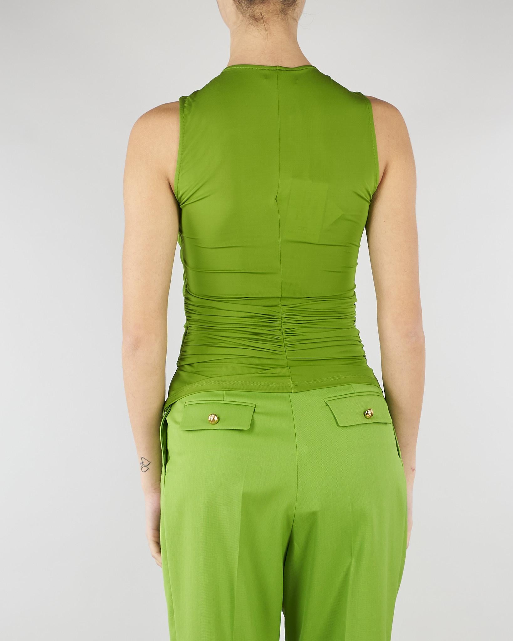 Top Aloe in jersey con dettaglio gioiello TO03761E2 EV3 ELISABETTA FRANCHI 