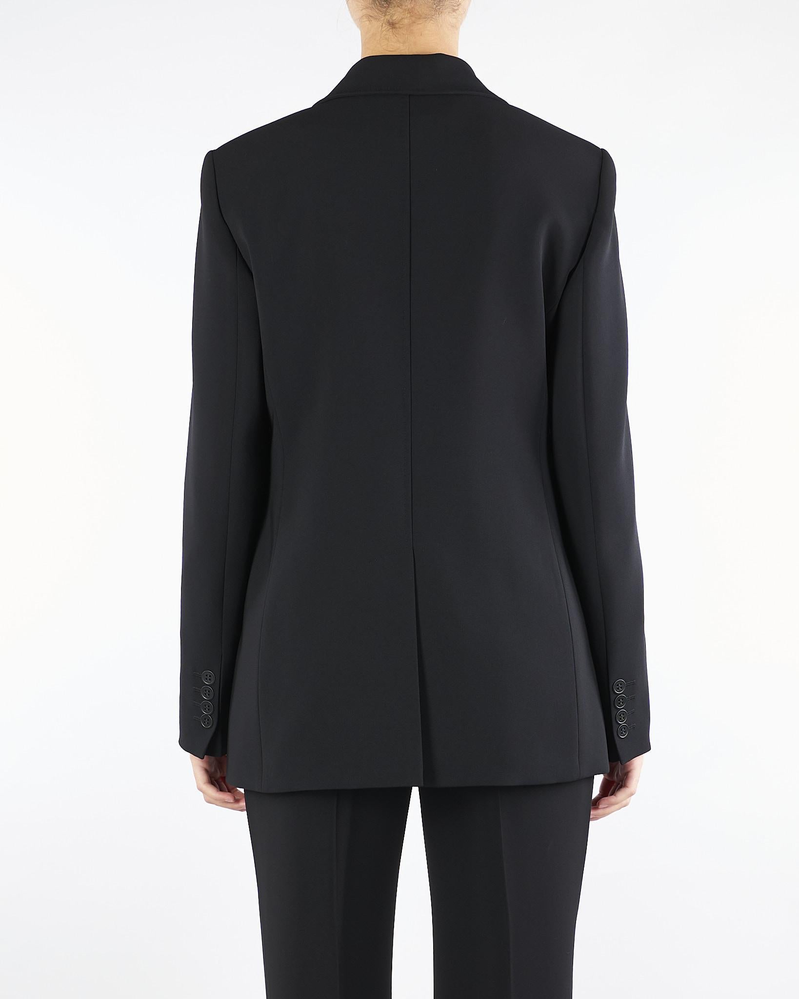 Blazer Nero monopetto in cady LINZ 1 MAX MARA STUDIO 