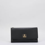 Portafoglio in materiale sintetico con scudetto in metallo Elisabetta Franchi