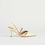 Slingback Vaniglia in pelle 324 15 WO MILANO 