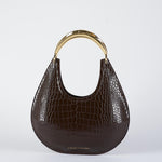 Borsa Hobo Coffee media con manico gioiello BS28A56E2 EA3 ELISABETTA FRANCHI 