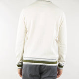 Maglia jacquard con profili a contrasto Ungaro