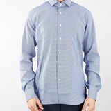 Camicia in cotone microfantasia Delsiena