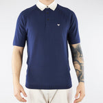 Maglia con collo a polo a contrasto EM004622AF25247 UB130 EMPORIO ARMANI 