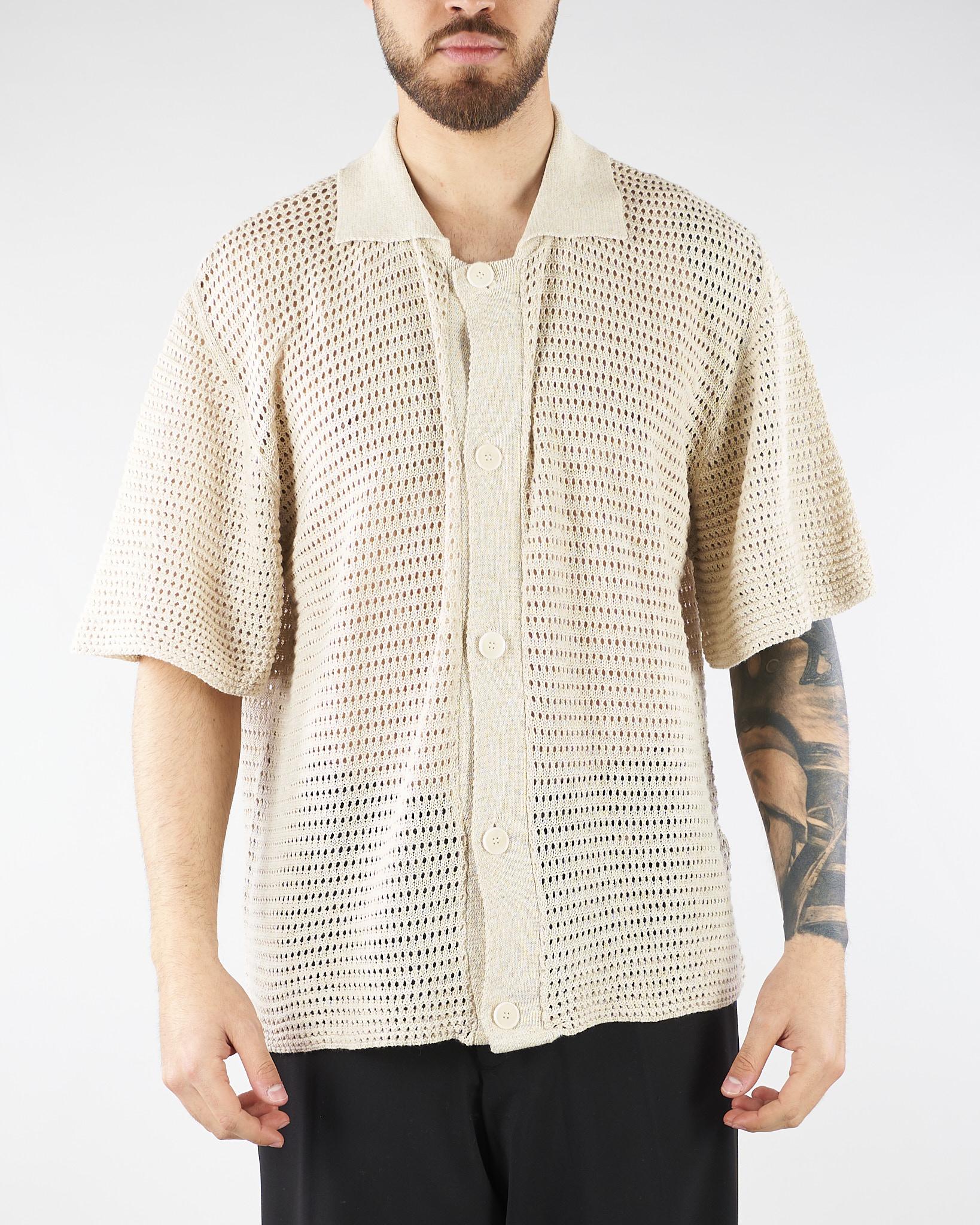 Maglia in crochet Naturale Oversize MA3609 15 I'M BRIAN 