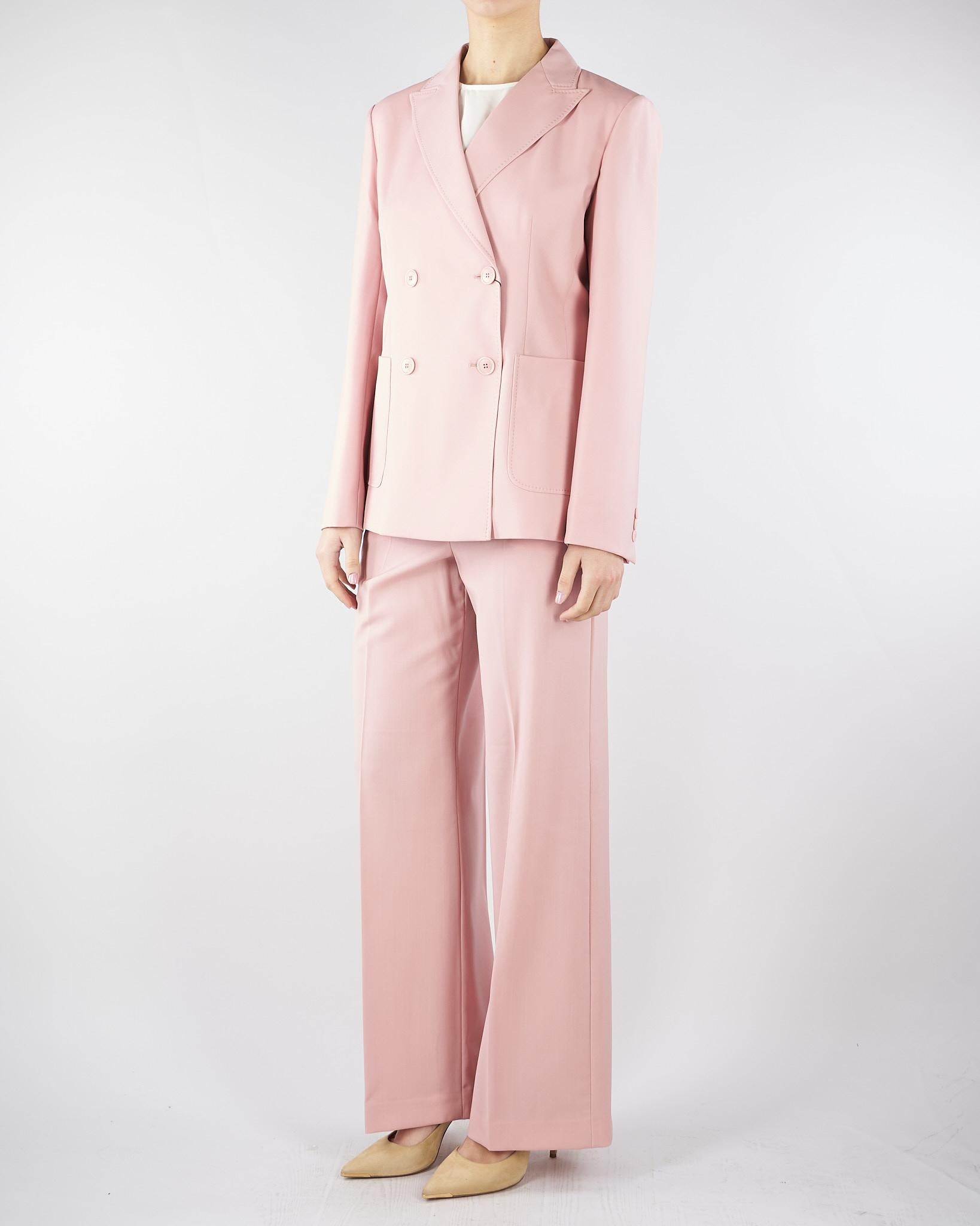 Pantalone palazzo Rosa in tela di lana WKDVISIVO 4 MAX MARA WEEKEND 