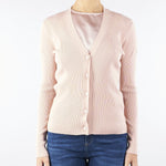 Cardigan Rosa a V in viscosa GABRIEL 11 MAX MARA WEEKEND 