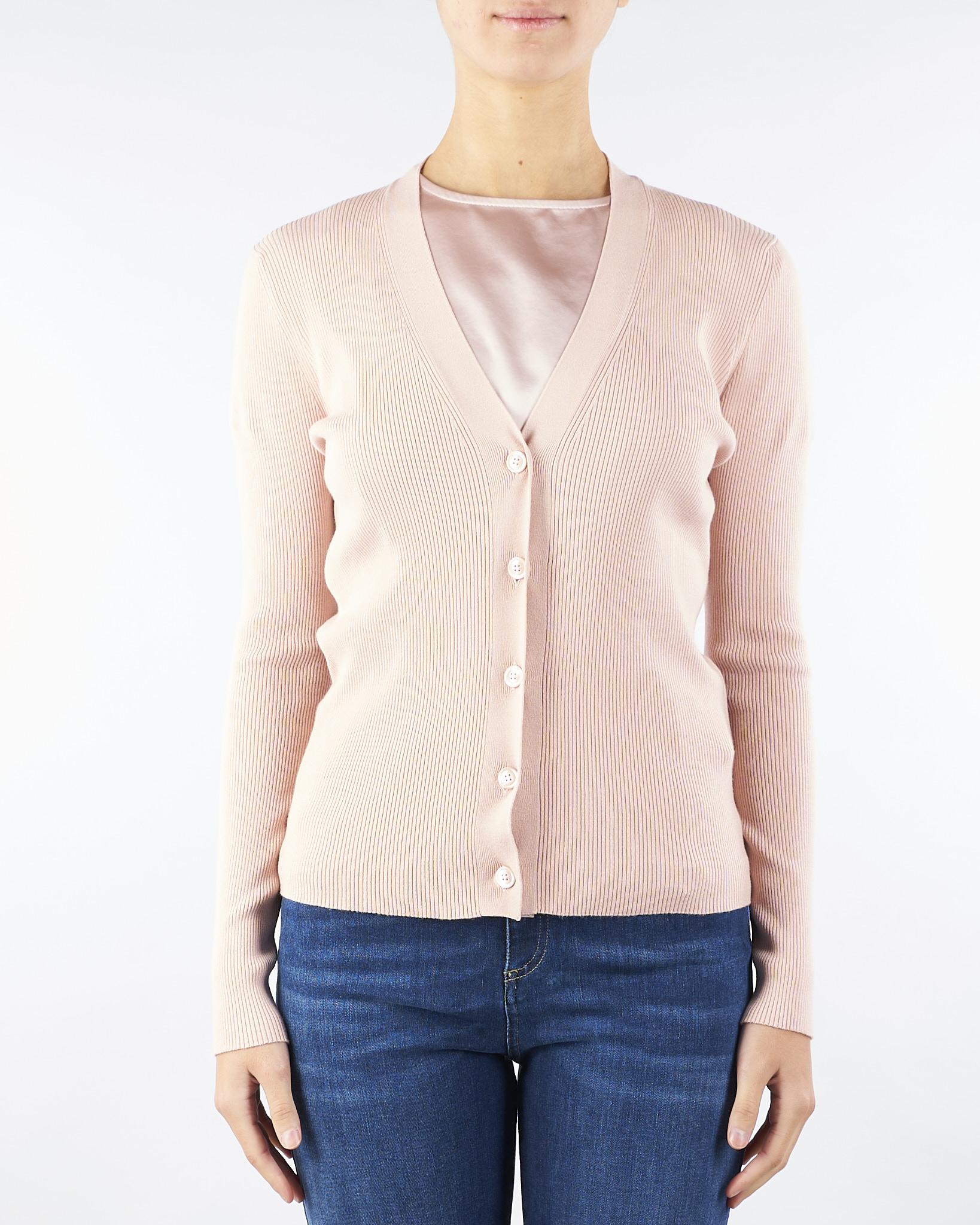 Cardigan Rosa a V in viscosa GABRIEL 11 MAX MARA WEEKEND 