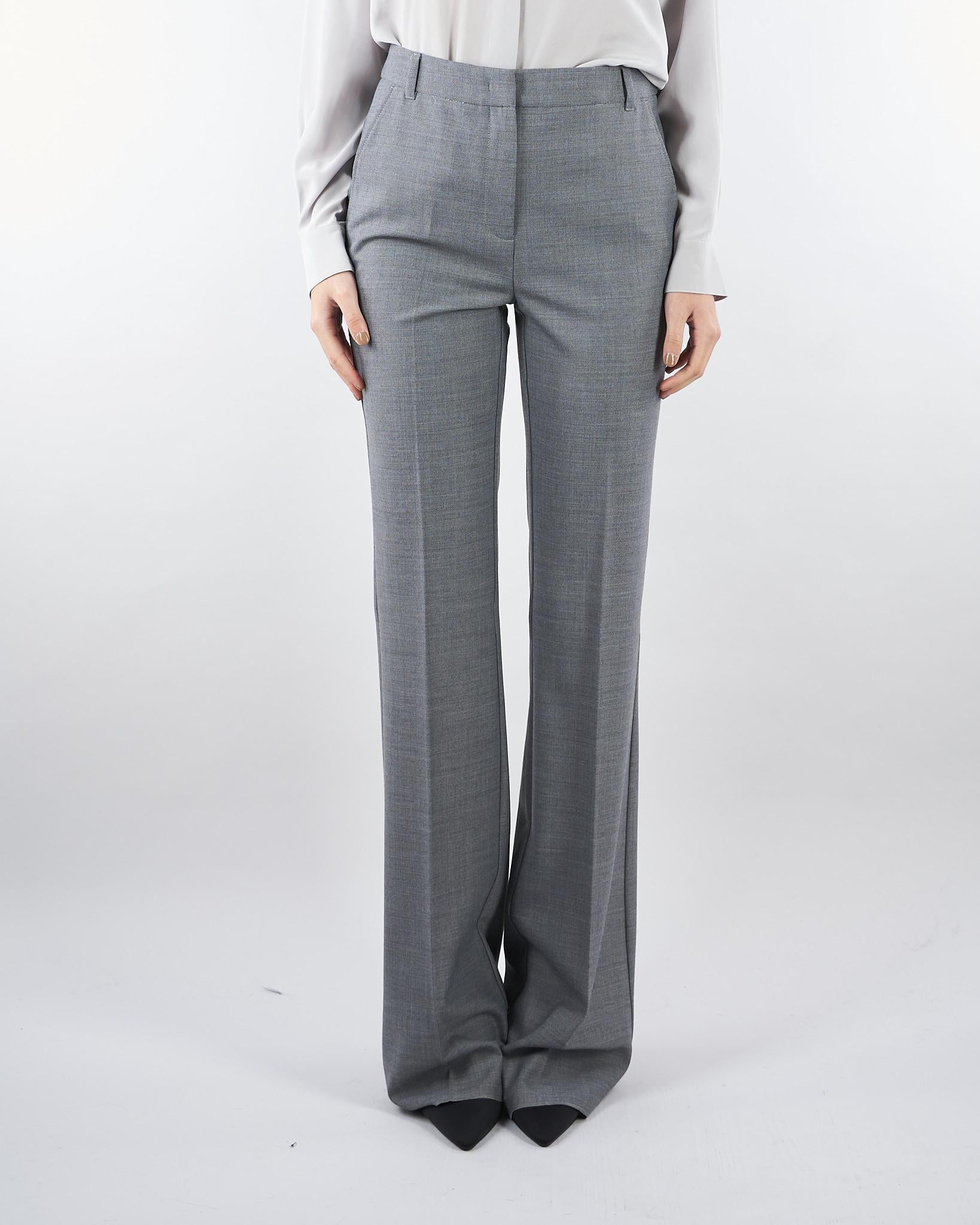 Pantalone Grigio flare in misto lana stretch CRISMA 1 MARELLA 