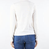 Maglia Panna collo alto in lana e cachemire EDUCATA 1 MAX MARA STUDIO 