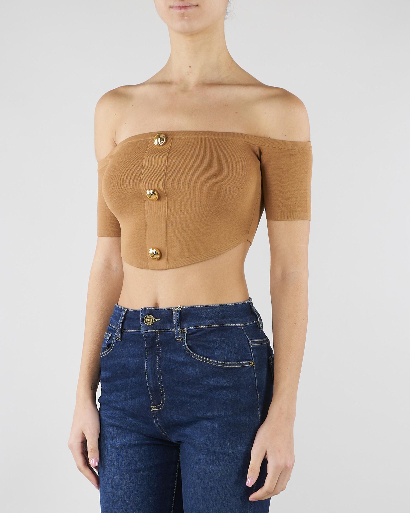 Top in maglia Daino TK86B62E2 AI6 ELISABETTA FRANCHI 