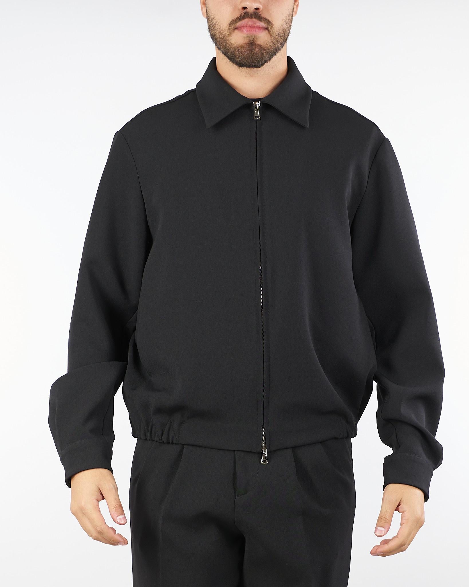 Giubbotto Nero in tessuto tecnico L1HFW25260012 D001 LOW BRAND 