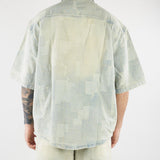 Camicia Denim Patchwork Oversize HTEM581001 315 ACUPUNCTURE 
