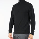 Maglia Nero Dolcevita Quarter Zip A037F001 9000 PAOLO PECORA 