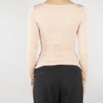 Maglia Nude in jersey con dettaglio gioiello MD02962E2 EA1 ELISABETTA FRANCHI 