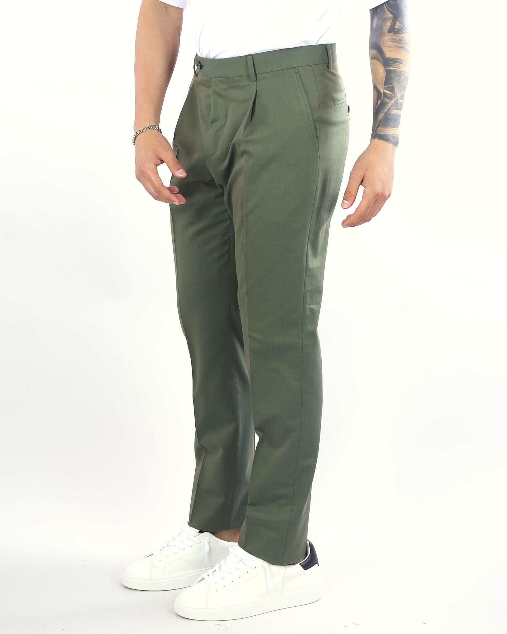 Abito Verde in tessuto Solaro monopetto 3832A3728253140 37 MANUEL RITZ 