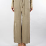Pantalone cropped Beige in maglia 2P1704K207 B848 PATRIZIA PEPE 