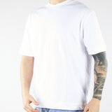 T-shirt Bianco in jersey di cotone Relaxed fit F0114095 1101 PAOLO PECORA 