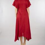Abito Rosso in lino SP5LE042 4031 ICONA 