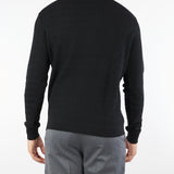 Maglia Nero in pura lana con pattern jacquard a rilievo EM002196AF138510 FC040 EMPORIO ARMANI 