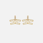 Orecchini con pavé di strass OR31A61E2 U95 ELISABETTA FRANCHI 